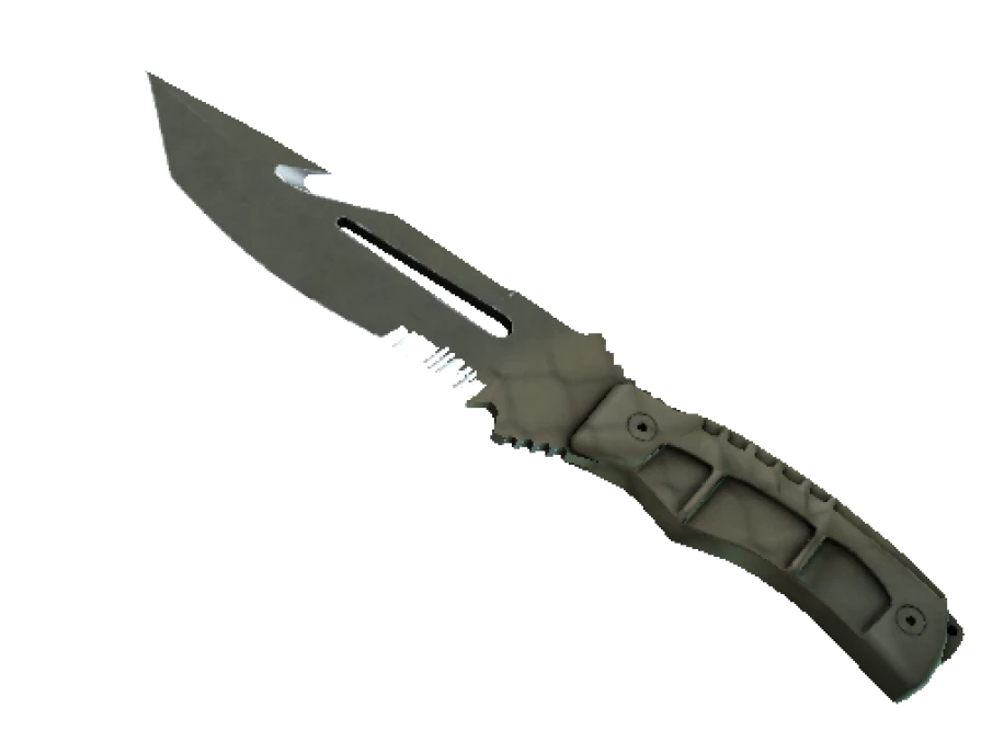 ★ StatTrak™ Survival Knife | Safari Mesh (Well-Worn) - Image 1