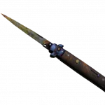 ★ Stiletto Knife | Case Hardened (Battle-Scarred)