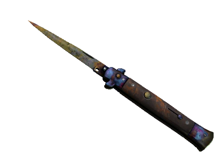 ★ Stiletto Knife | Case Hardened (Battle-Scarred) - Image 1