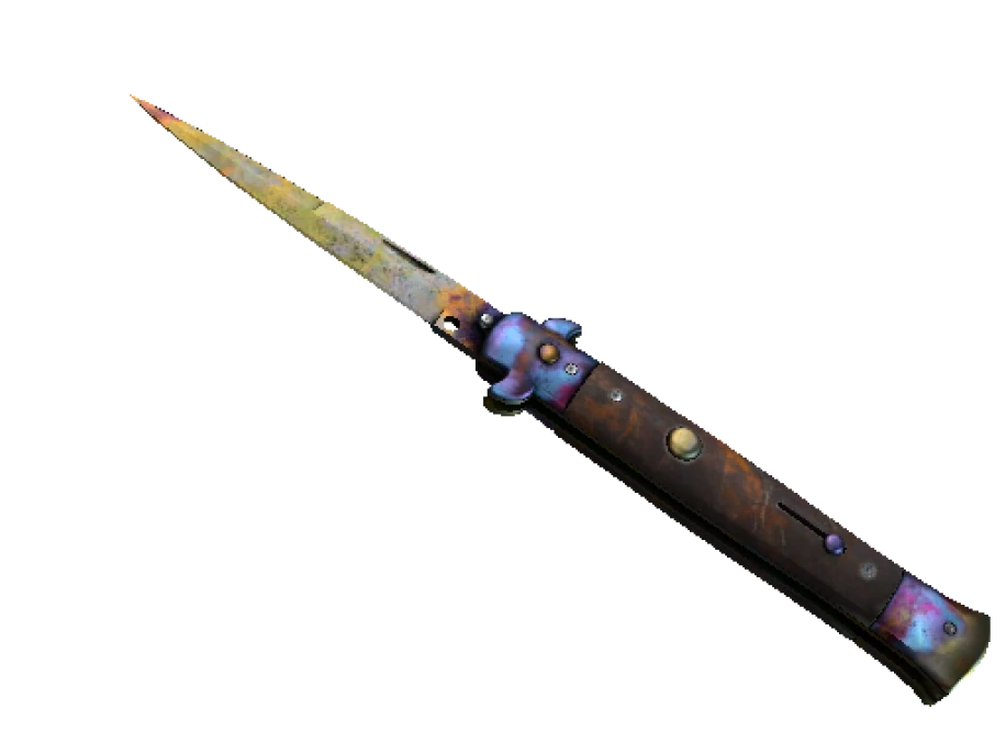 ★ Stiletto Knife | Case Hardened (Field-Tested) - Image 1