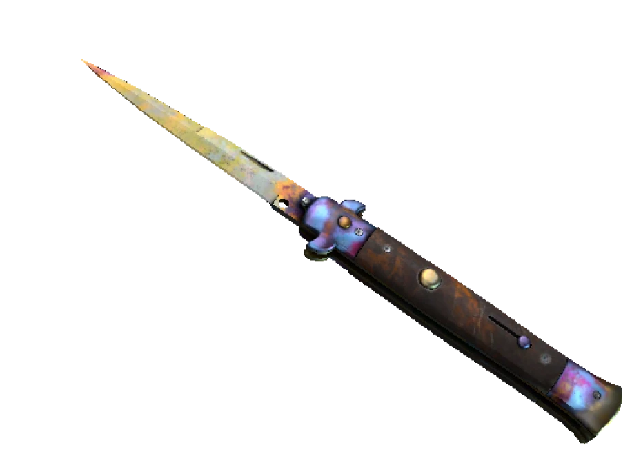 ★ Stiletto Knife | Case Hardened (Minimal Wear) - Image 1