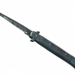 ★ Stiletto Knife | Night Stripe (Battle-Scarred)