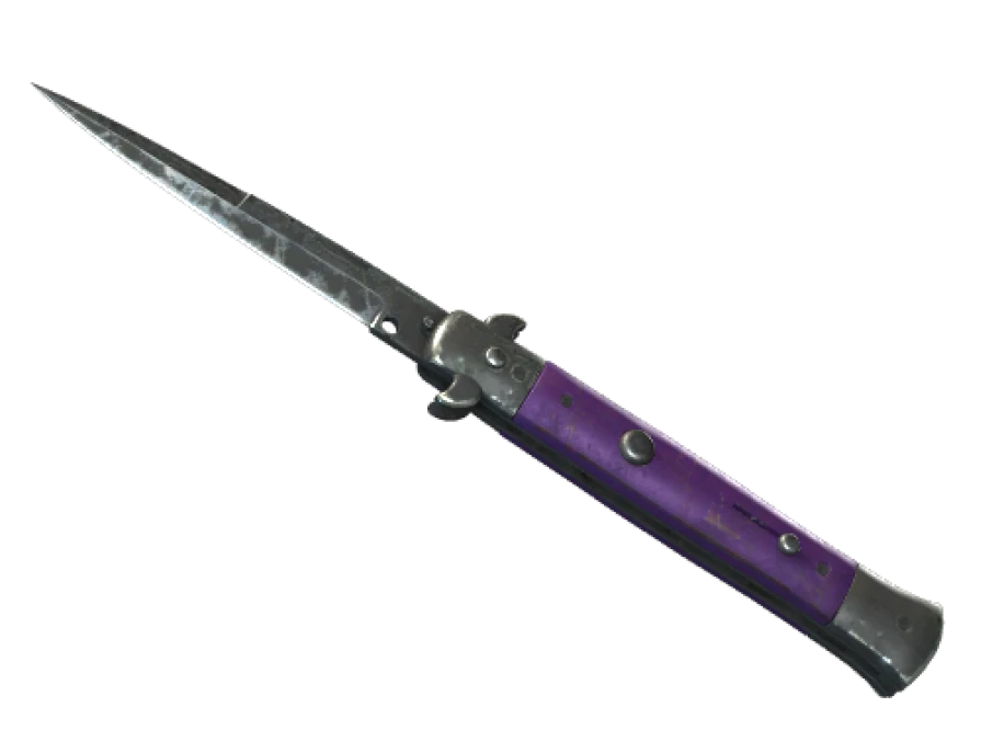 ★ Stiletto Knife | Ultraviolet (Battle-Scarred) - Image 1