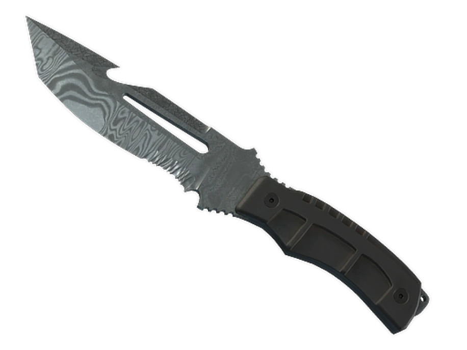 ★ Survival Knife | Damascus Steel (Battle-Scarred) - Image 1