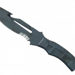 ★ Survival Knife | Night Stripe (Well-Worn)