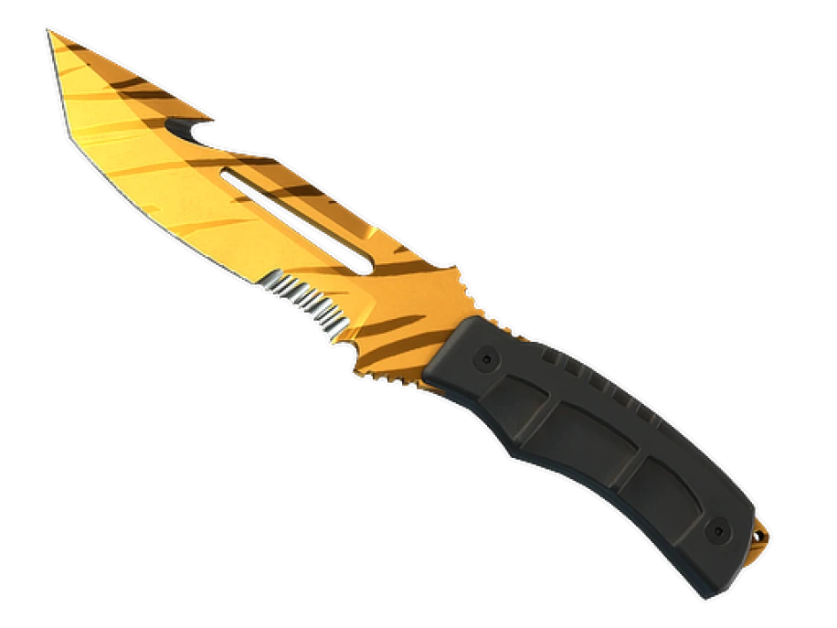 ★ Survival Knife | Tiger Tooth (Minimal Wear) - Image 1