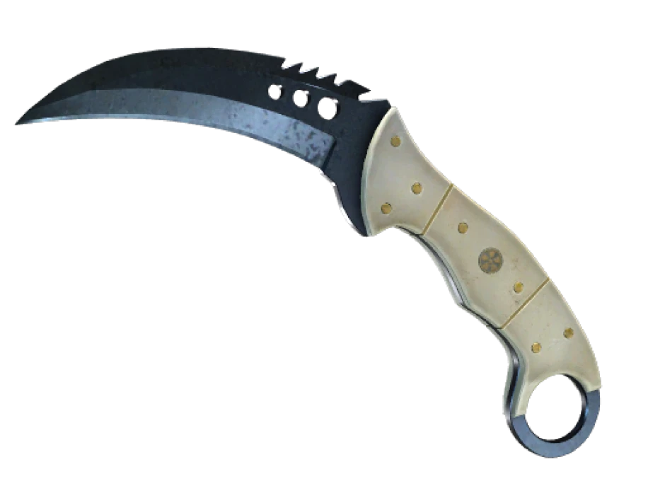 ★ Talon Knife | Blue Steel (Well-Worn) - Image 1