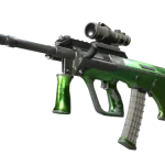 AUG | Carved Jade (Field-Tested)
