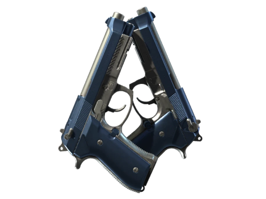 Souvenir Dual Berettas | Anodized Navy (Minimal Wear) - Image 1