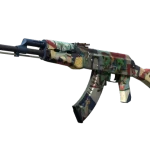 StatTrak™ AK-47 | Leet Museo (Well-Worn)