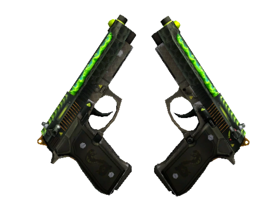 StatTrak™ Dual Berettas | Cobra Strike (Field-Tested) - Image 1