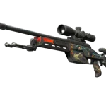 StatTrak™ SSG 08 | Dragonfire (Battle-Scarred)