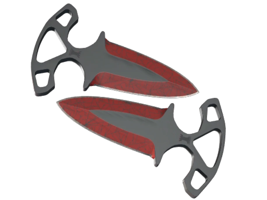 ★ Shadow Daggers | Crimson Web (Minimal Wear) - Image 1