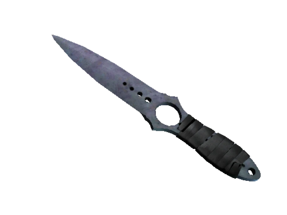 ★ StatTrak™ Skeleton Knife | Blue Steel (Well-Worn) - Image 1