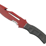 ★ Survival Knife | Crimson Web (Well-Worn)