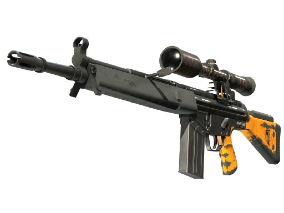 G3SG1 | Orange Kimono (Battle-Scarred) - Image 1