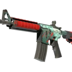 M4A4 | Bullet Rain (Well-Worn)