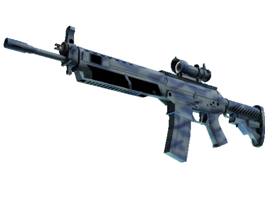 SG 553 | Wave Spray (Minimal Wear) - Image 1