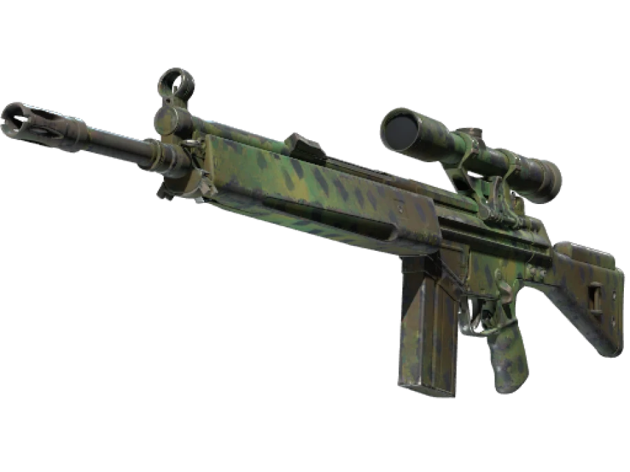 Souvenir G3SG1 | Jungle Dashed (Well-Worn) - Image 1