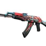 StatTrak™ AK-47 | Point Disarray (Well-Worn)