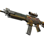 StatTrak™ SG 553 | Colony IV (Battle-Scarred)