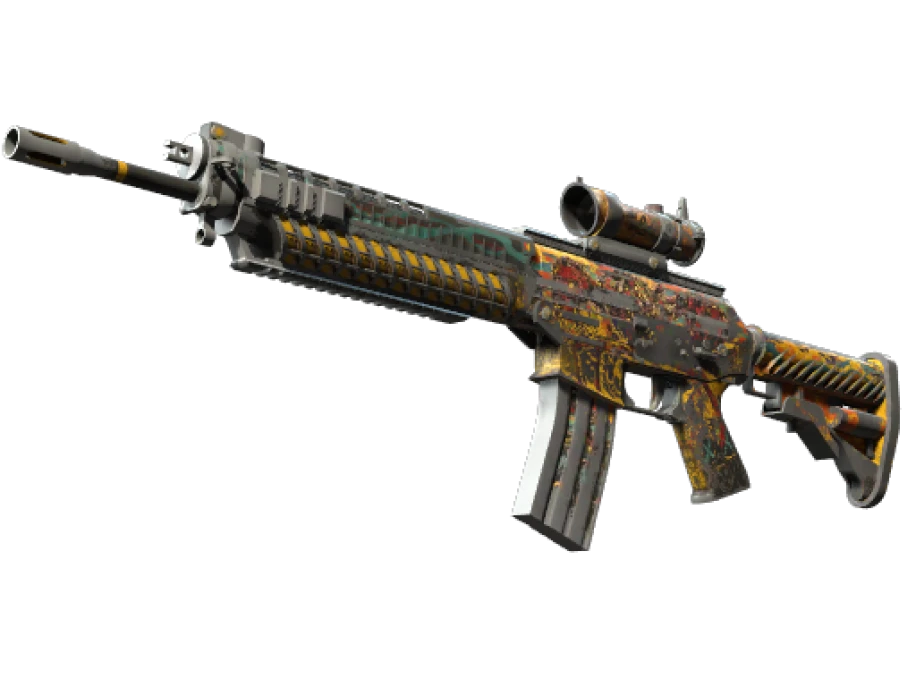 StatTrak™ SG 553 | Colony IV (Battle-Scarred) - Image 1