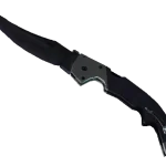 ★ StatTrak™ Falchion Knife | Blue Steel (Battle-Scarred)
