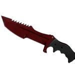 ★ StatTrak™ Huntsman Knife | Crimson Web (Well-Worn)
