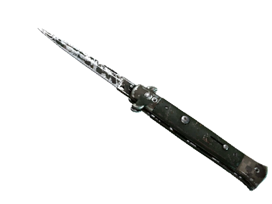 ★ StatTrak™ Stiletto Knife | Forest DDPAT (Battle-Scarred) - Image 1