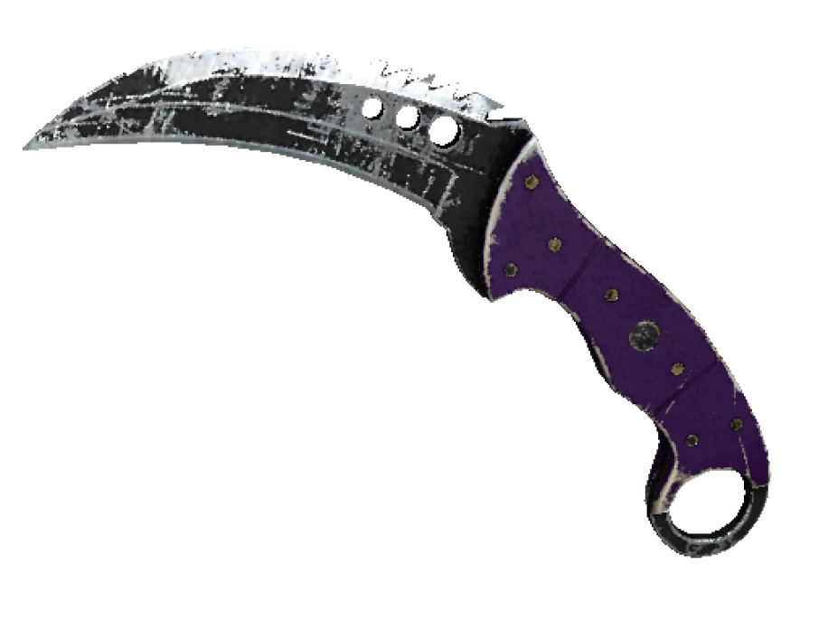 ★ StatTrak™ Talon Knife | Ultraviolet (Battle-Scarred) - Image 1