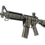 M4A4 | Faded Zebra (Well-Worn)