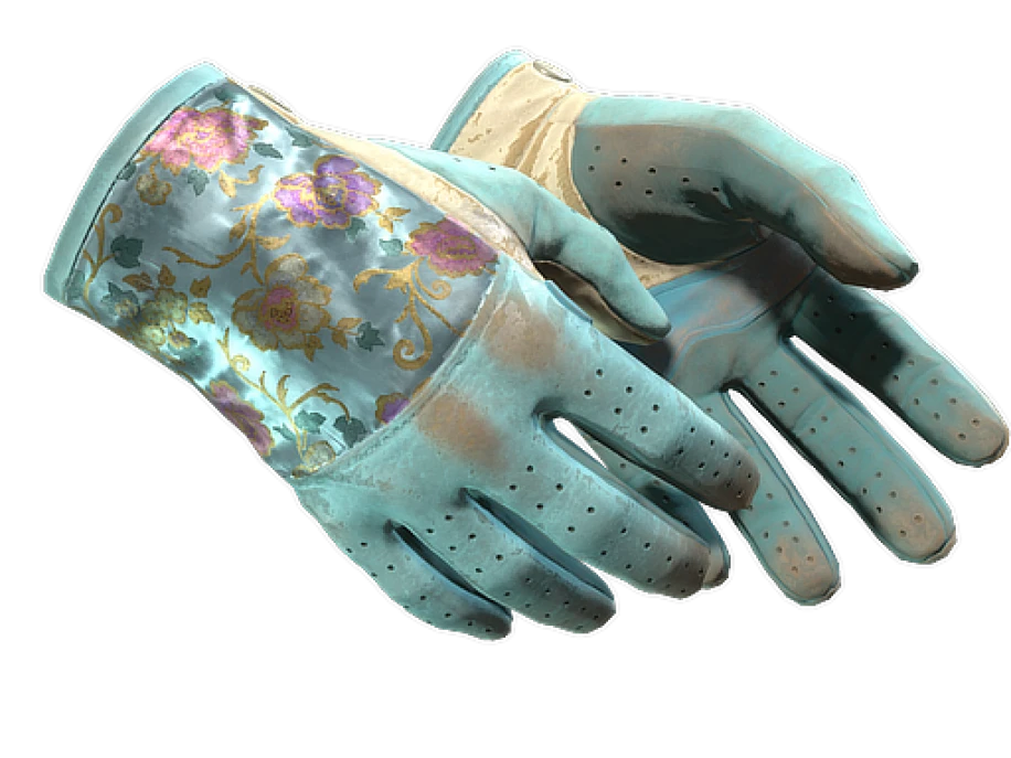 ★ Driver Gloves | Brocade Flowers (Battle-Scarred) - Image 1