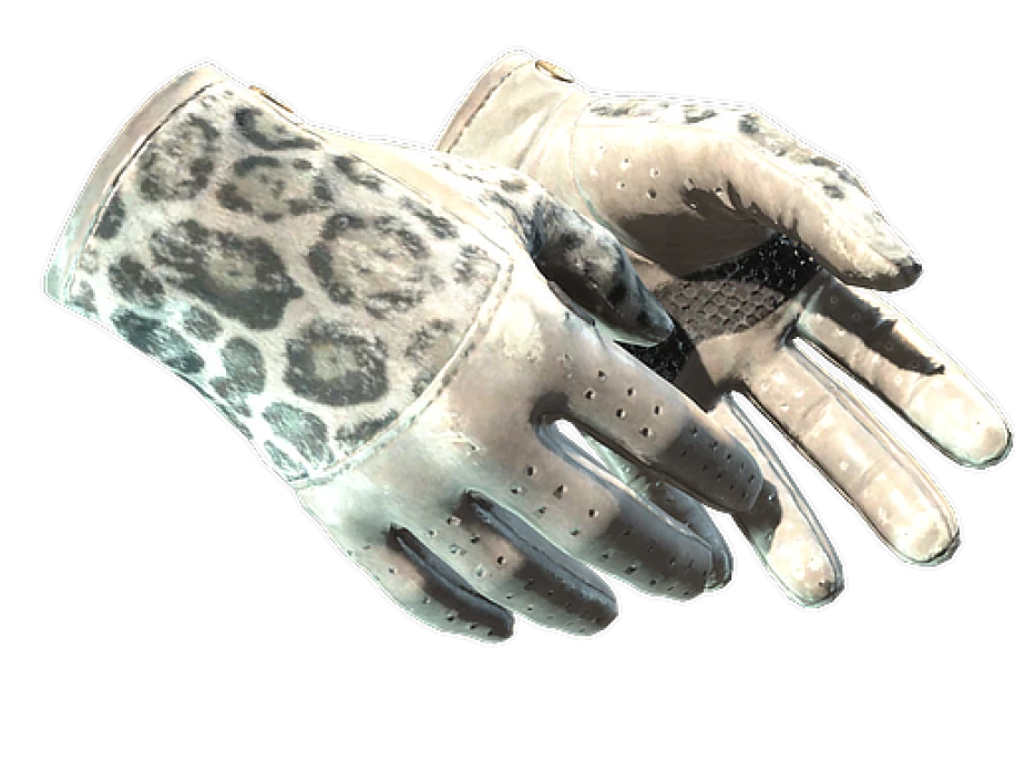 ★ Driver Gloves | Snow Leopard (Well-Worn) - Image 1