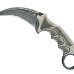 ★ StatTrak™ Karambit | Black Laminate (Minimal Wear)