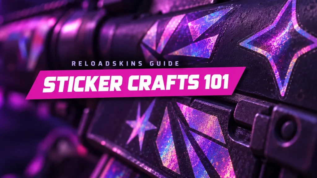 Sticker Crafts 101: Placing, Scraping and Combining Stickers
